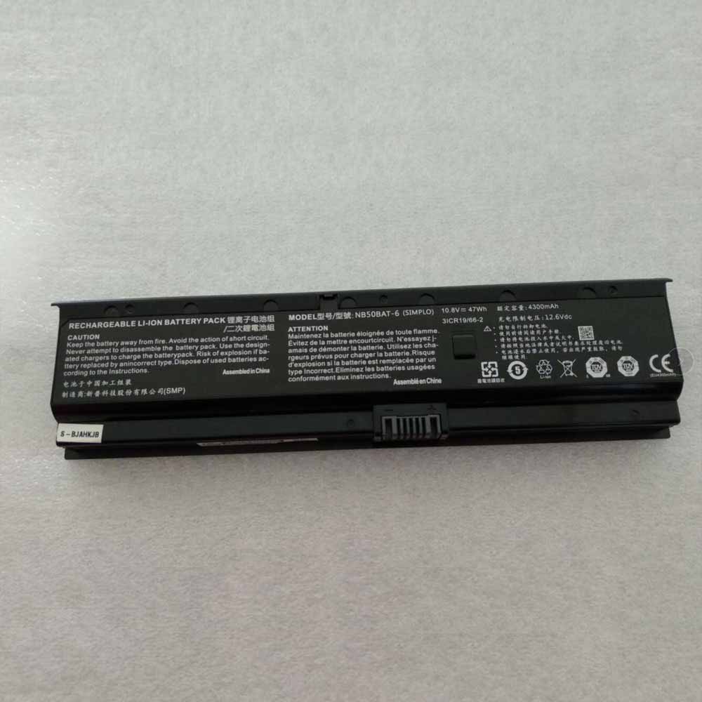 10.8V 47Wh/4300mAh NB50BAT-6 Laptop Battery for Clevo NB50TK1 NB50TJ1 NB50TL NB50TZ
