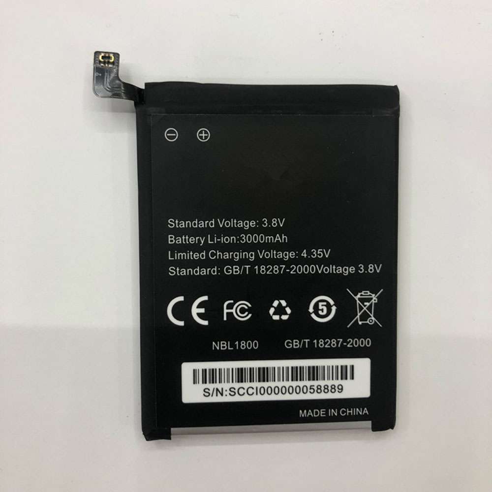 3.8V/4.35V 3000mAh GB/T18287-2000 Smartphone Battery for ZJI NBL1800