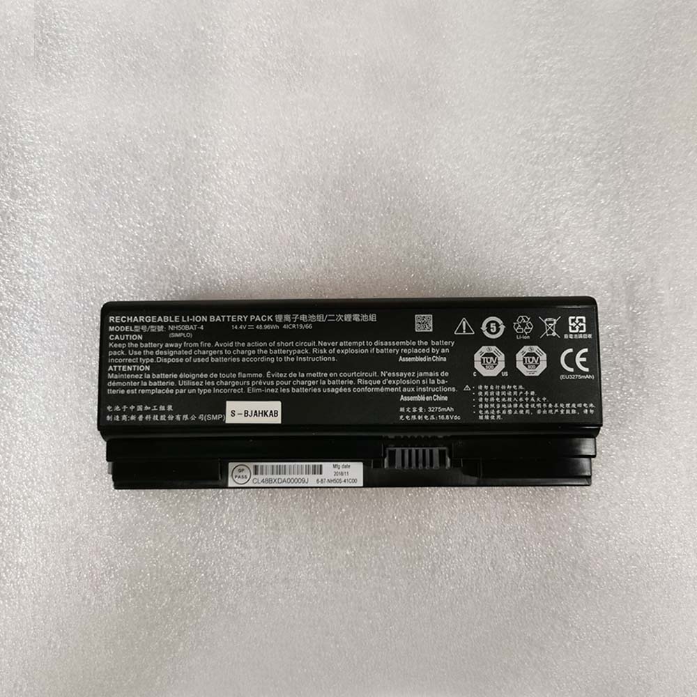 14.4V 48.96Wh NH50BAT-4 Laptop Battery for Clevo NH57RA NH57RC NH58RH NH58RA NH58RC NH58RD