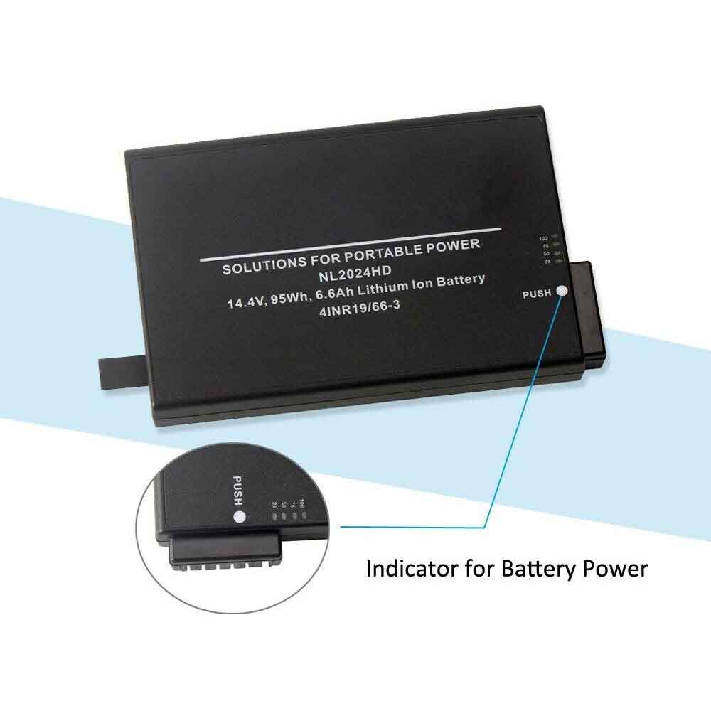 14.8V 6600mAh NL2024HD Medical Battery for Hamilton C2 C3 Ventilator