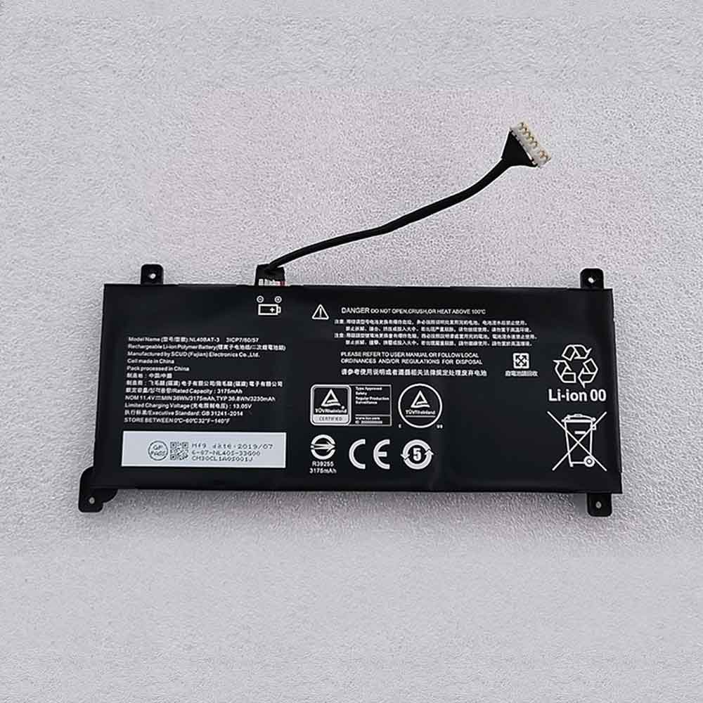 11.4V 3175mAh NL40BAT-3 Laptop Battery for Clevo Aurore NL5B-8-S2 NL41GU NL41LU NL51LU