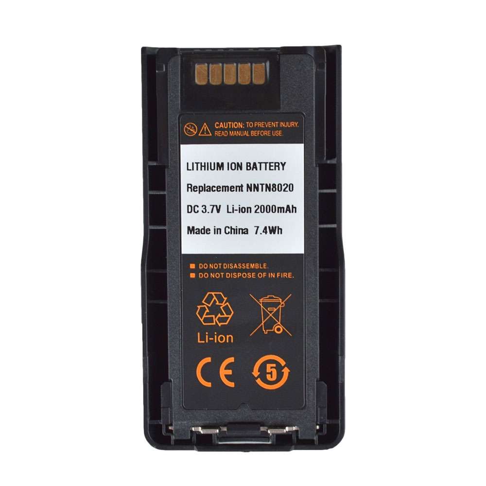 3.7V 2000MAH/7.4WH MOTOROLA MTP3100 MTP3200 MTP3250 MTP3550 Radio Replacement Battery