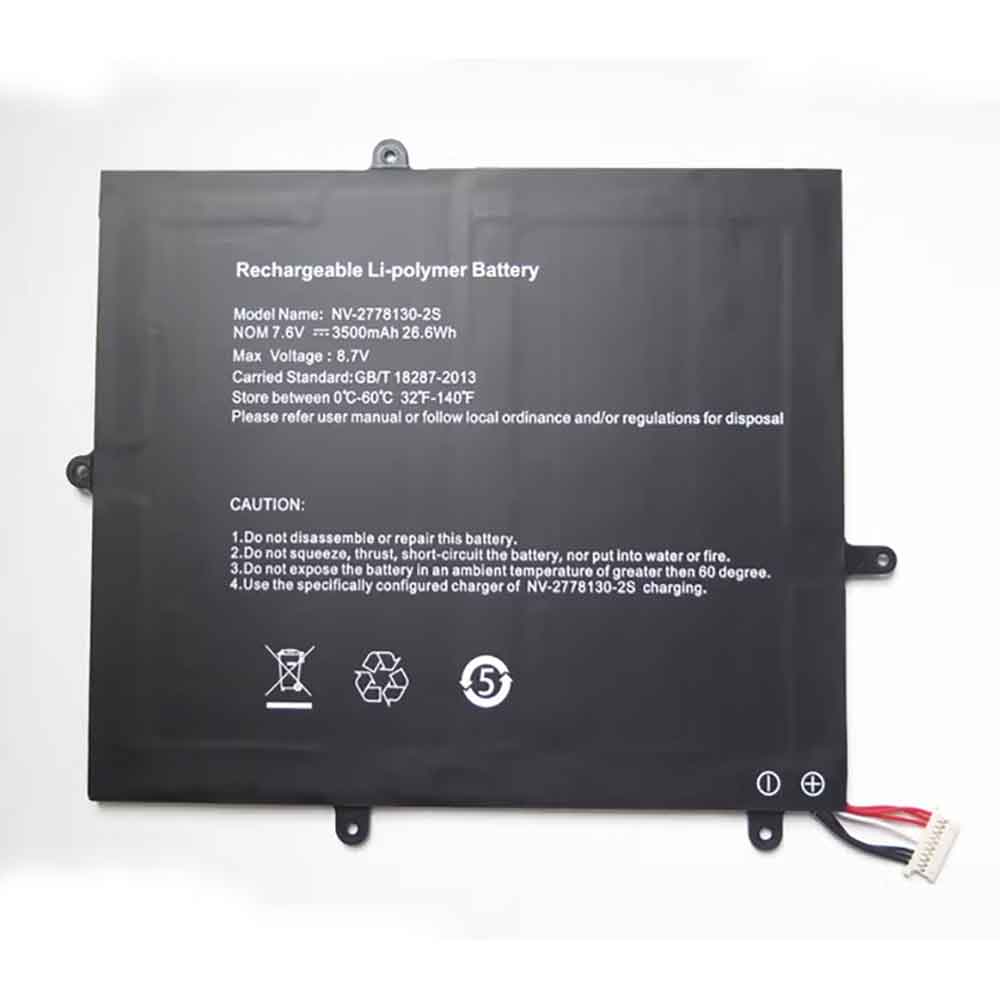 7.6V 3500mAh NV-2778130-2S Laptop Battery for Jumper EZbook X1 11.6 inch