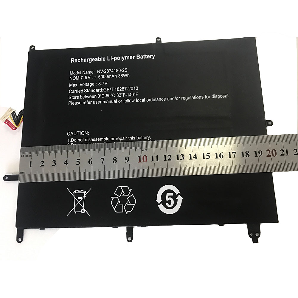 7.6V 5000MAH/38WH Jumper EZbook X4 S4 BBEN AK14 NC14 MT133 MB11 MB12 Replacement Battery