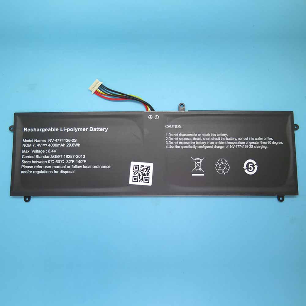 7.4V/8.4V 4000mAH NV-4774126-2S Laptop Battery for IMUZ  1544-9701 Laptop(9 lines)