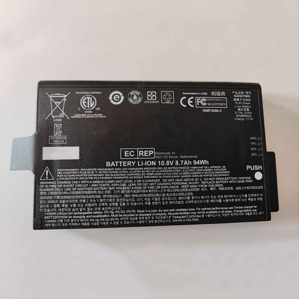 10.8V 8700mAh Ni2020TM29 Test Equipment Battery for Trimble TX series 3D TX5 TX6 TX8