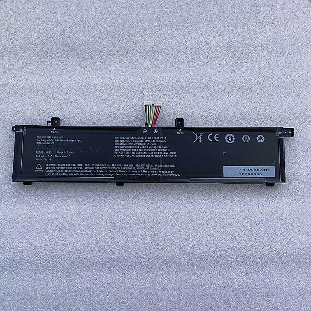 15.4V 5195mAh G1 Laptop Battery for Getac G1
