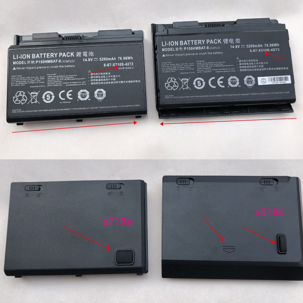 Clevo P170 P170HM battery