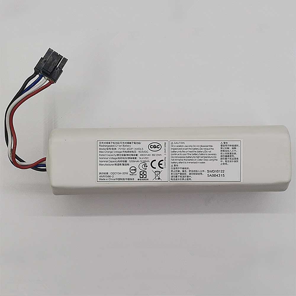 14.4V 4800mAh P2150-4S2P-XWDLS Vacuum Robot Battery for Xiaomi 1C 1T S10 S20 B101CN STYTJ01ZHM