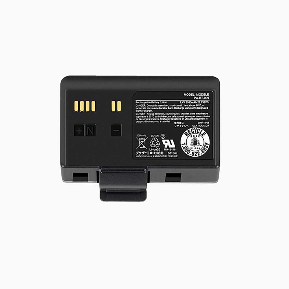 7.4V 3080mAh PA-BT-009 Printers Battery for Brother PA-BT-009