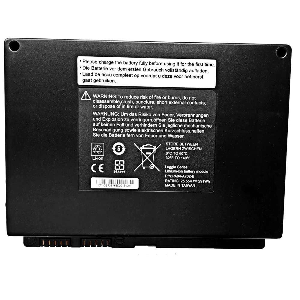25.55V 291Wh PA04-A701-C Laptop Battery for Luggie PA04-A701-C PA04-A702-B PA04-A700 series