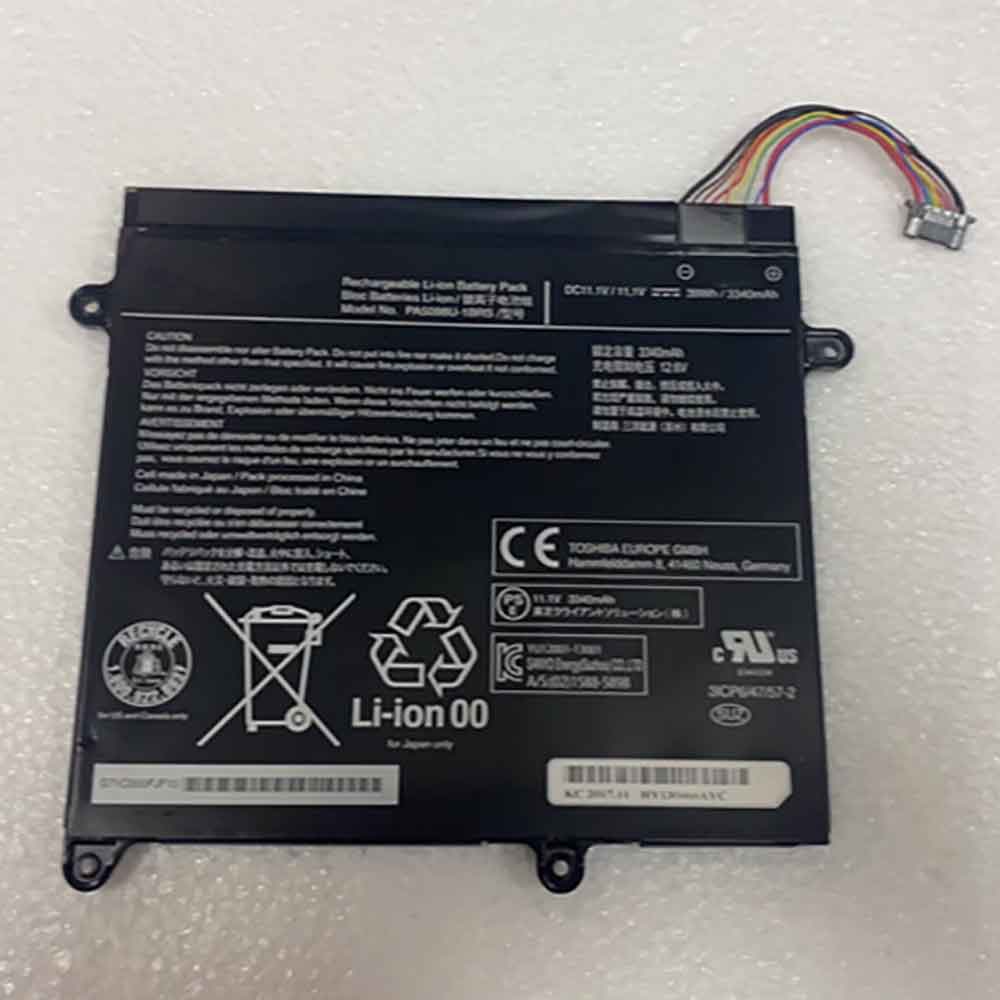 11.1V 3340mAh PA5098U-1BRS Laptop Battery for Toshiba Portege Z10T-A Z10T-A203 Z10T-A-12Z