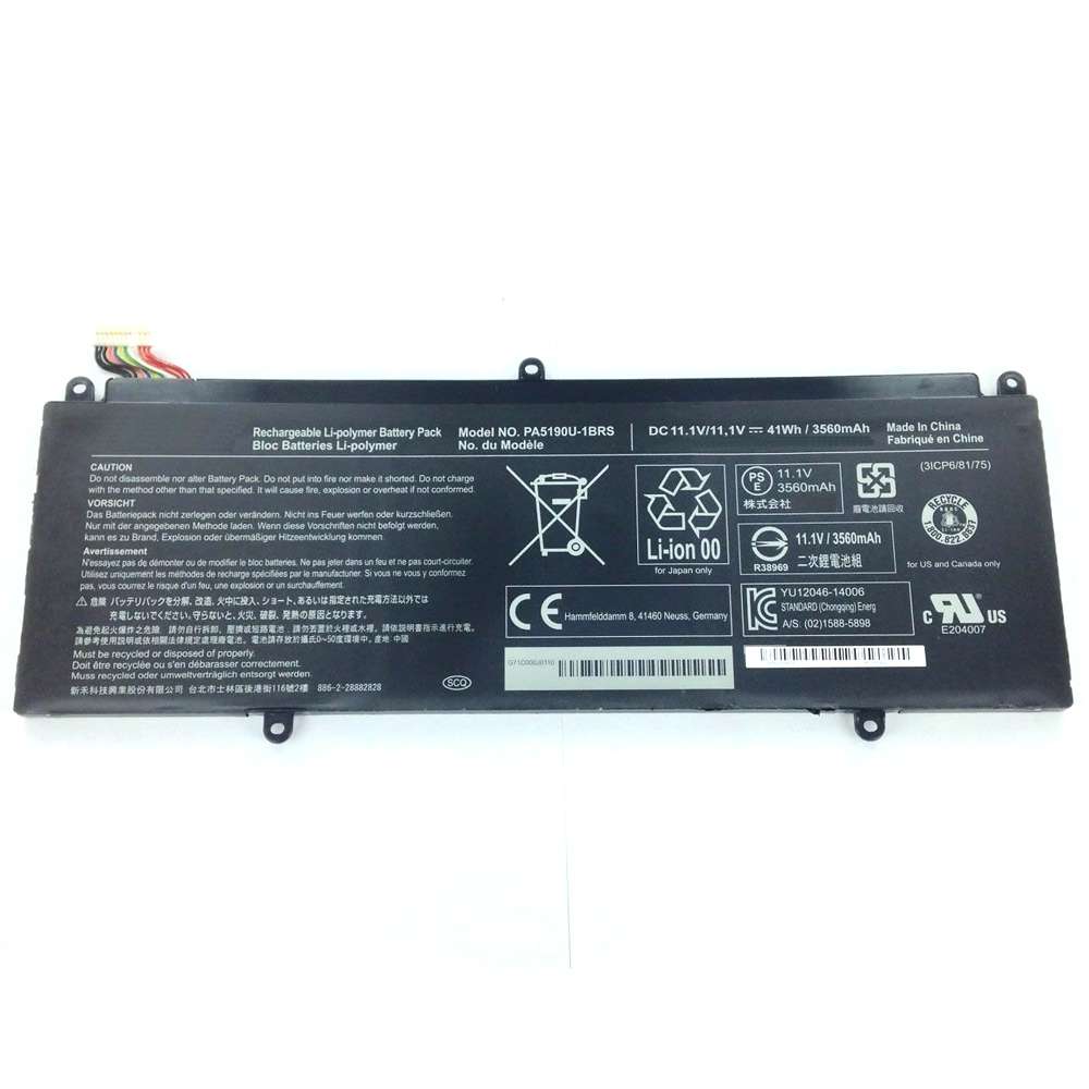 11.1V 3560mAh /41Wh PA5190U-1BRS Laptop Battery for Toshiba Satellite P35W-B Series