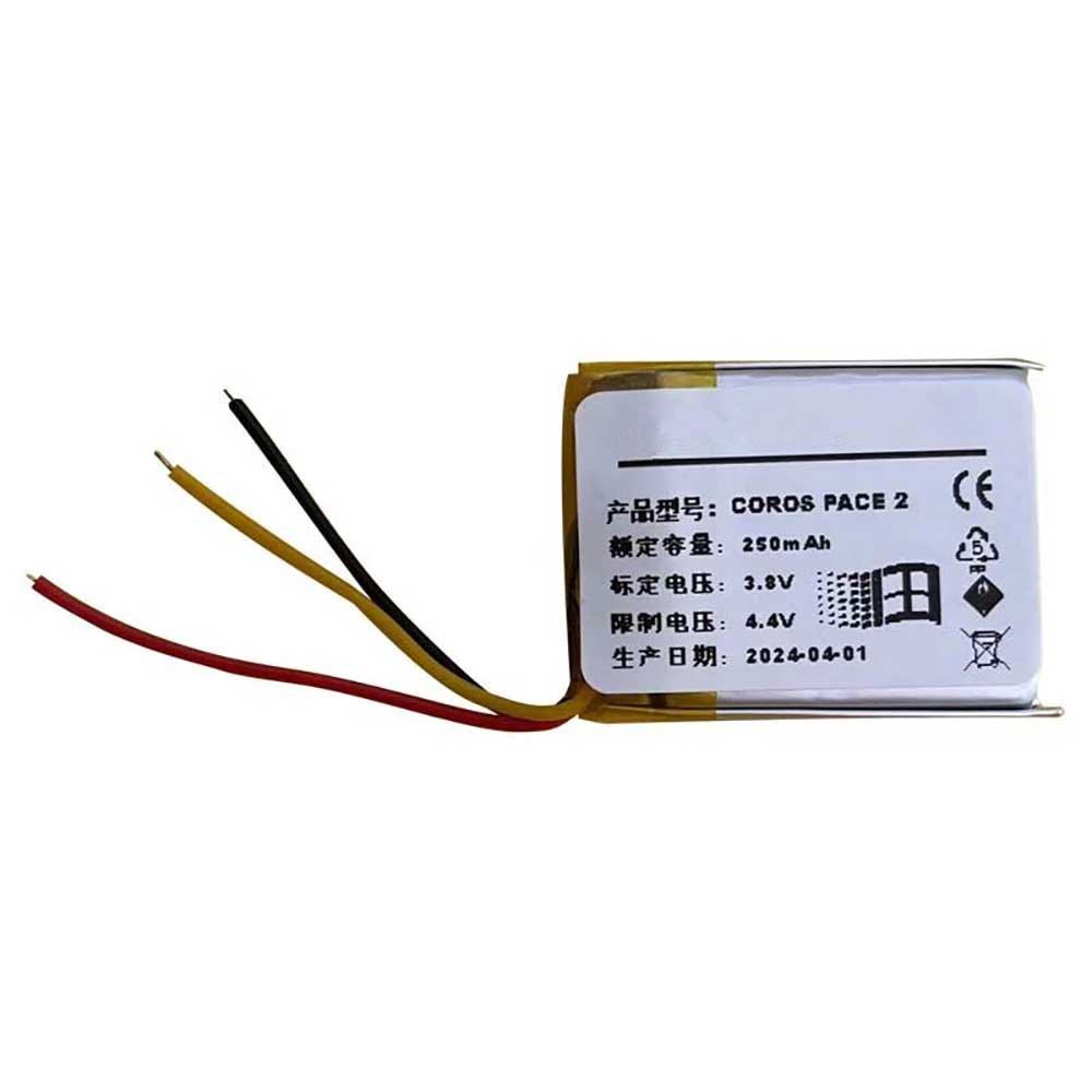 3.85V 250mAh PACE-2 Smart Watch Battery for Coros Pace 2