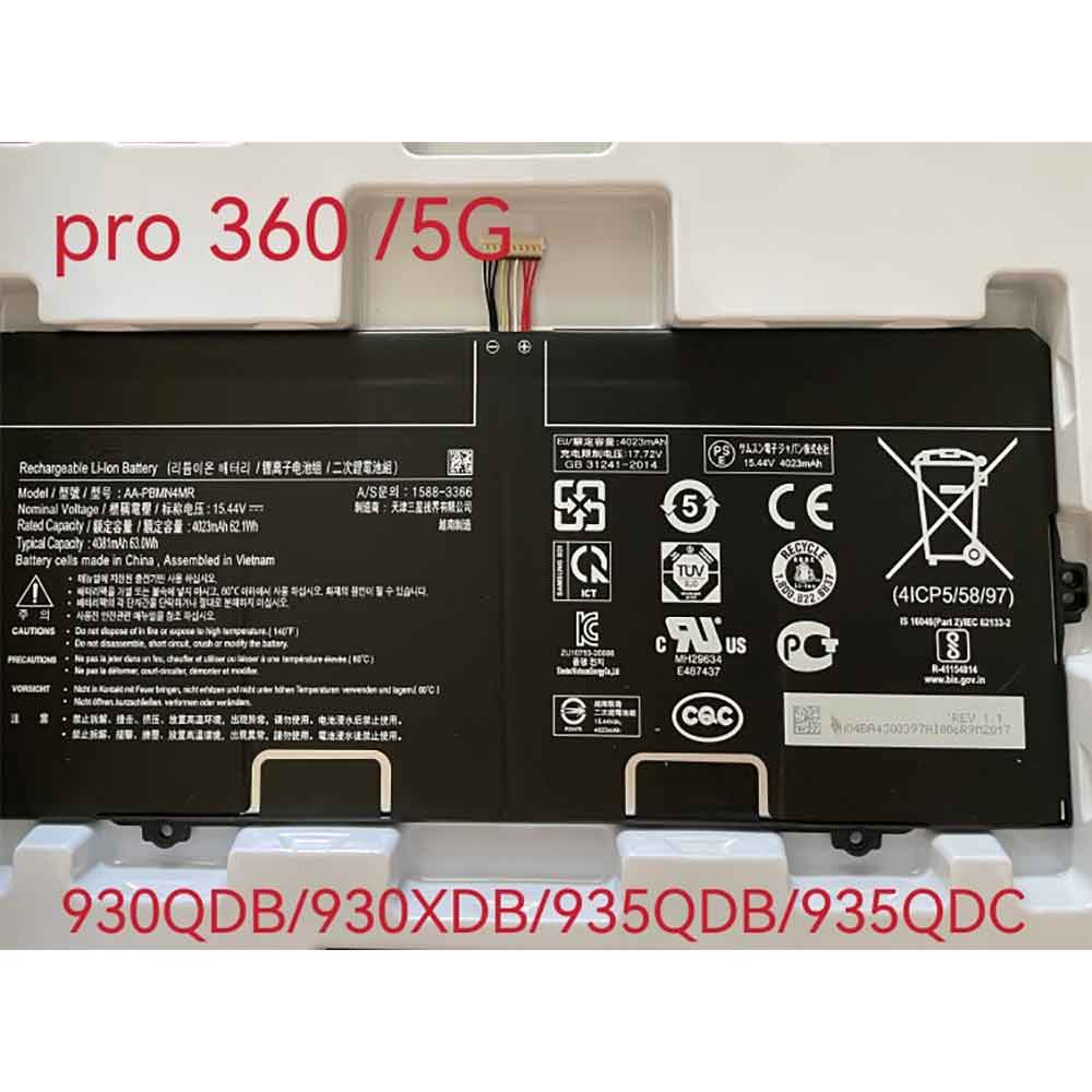 Samsung 930XDB 930QDB 935QDC 935XDB battery