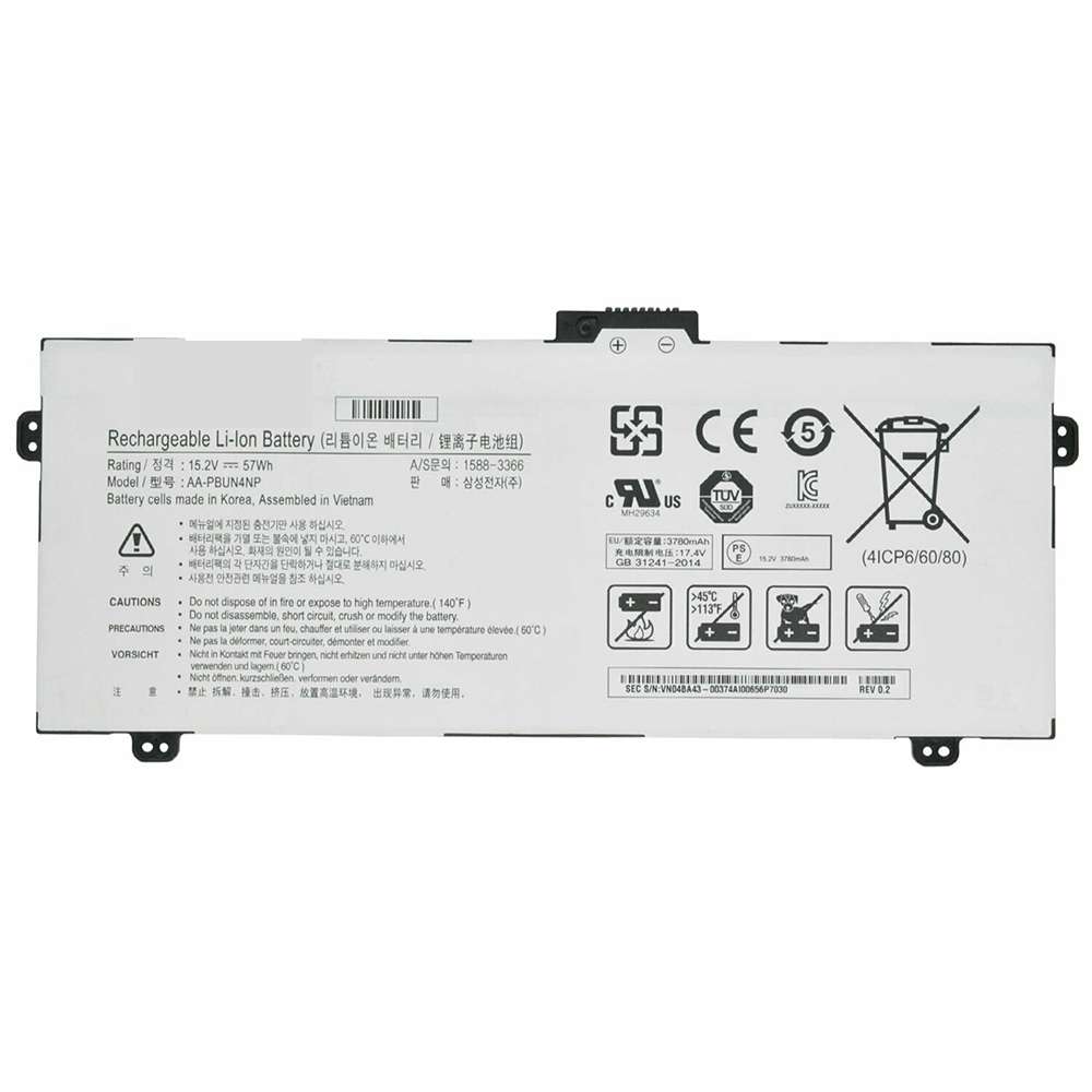 15.2V 3780mAh Samsung NP940Z5L NP940Z5L-X01US BA43-00374A Replacement Battery