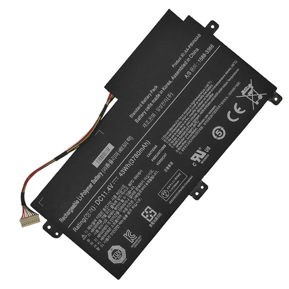 3780MAH 11.4V/43WH SAMSUNG NP370R4E NP370R5E NP450R4E NP450 Replacement Battery