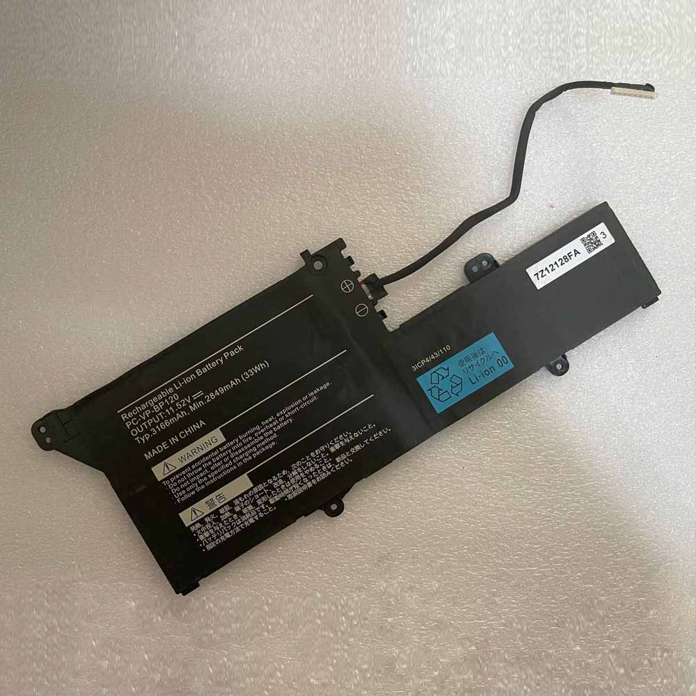11.52V 33Wh/3166mAh PC-VP-BP120 Laptop Battery for NEC PC-VP-BP120