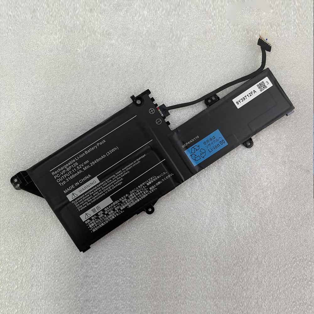 11.52V 3166mah/33Wh NEC PC-VP-BP126 Replacement Battery