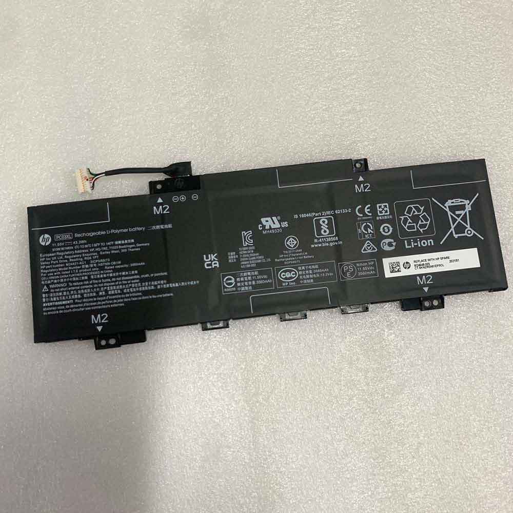 11.55V 3560mAh PC03XL Laptop Battery for HP Pavilion x360 14 14m-dy