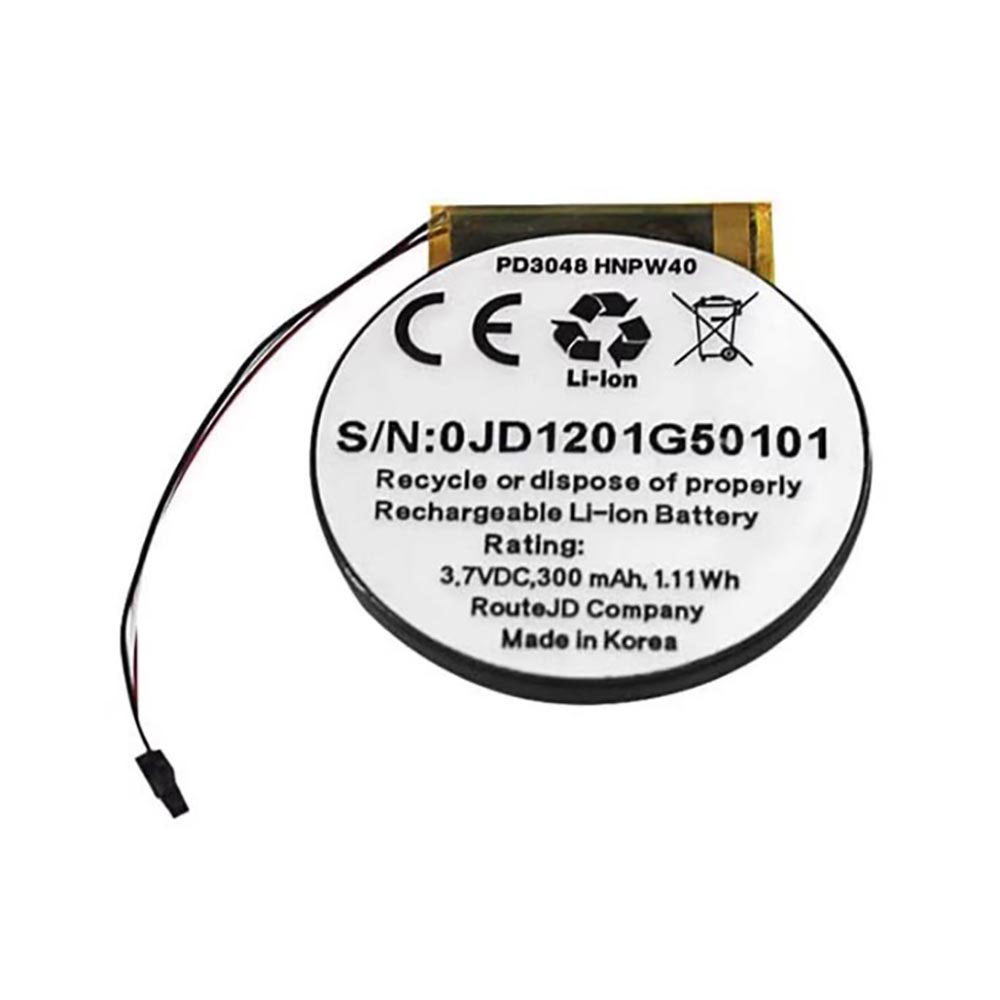 3.7V 300mAh PD3048 Smart Watch Battery for Garmin PD3048