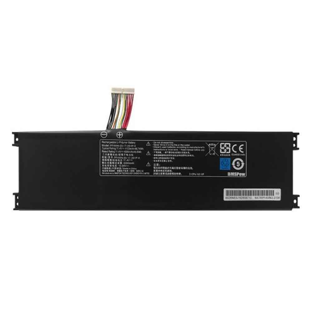 11.4V 13.05V 4000MAH PF4WN-00-13-3S1P-0 Laptop Battery for Getac U43E1 U43S1 U47T1 M141 (DF113)