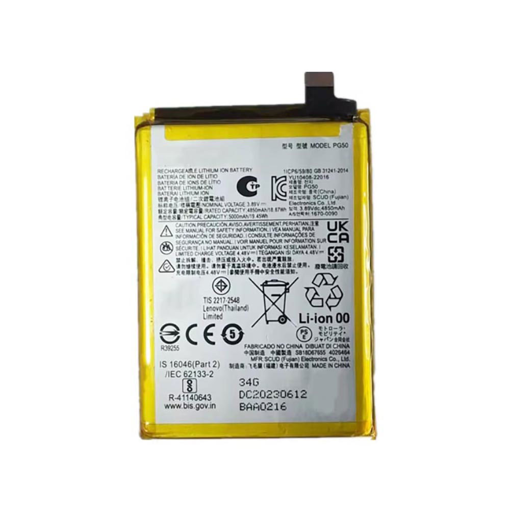 3.89V 5000mAh PG50 Smartphone Battery for Motorola G Stylus (2023) XT2317-3