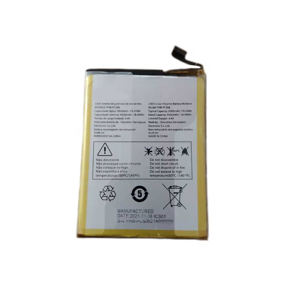 3.85V 5000mAh PHB-PCS06 Smartphone Battery for Philco Hit P13