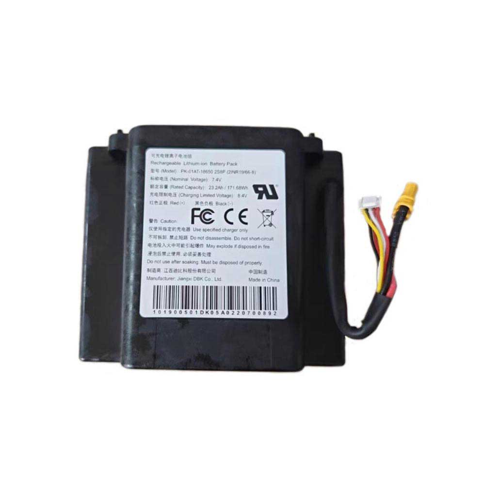 7.4V 23.2Ah Hikvision PK-01AT-18650 2S8P (2INR19/66-8) Replacement Battery
