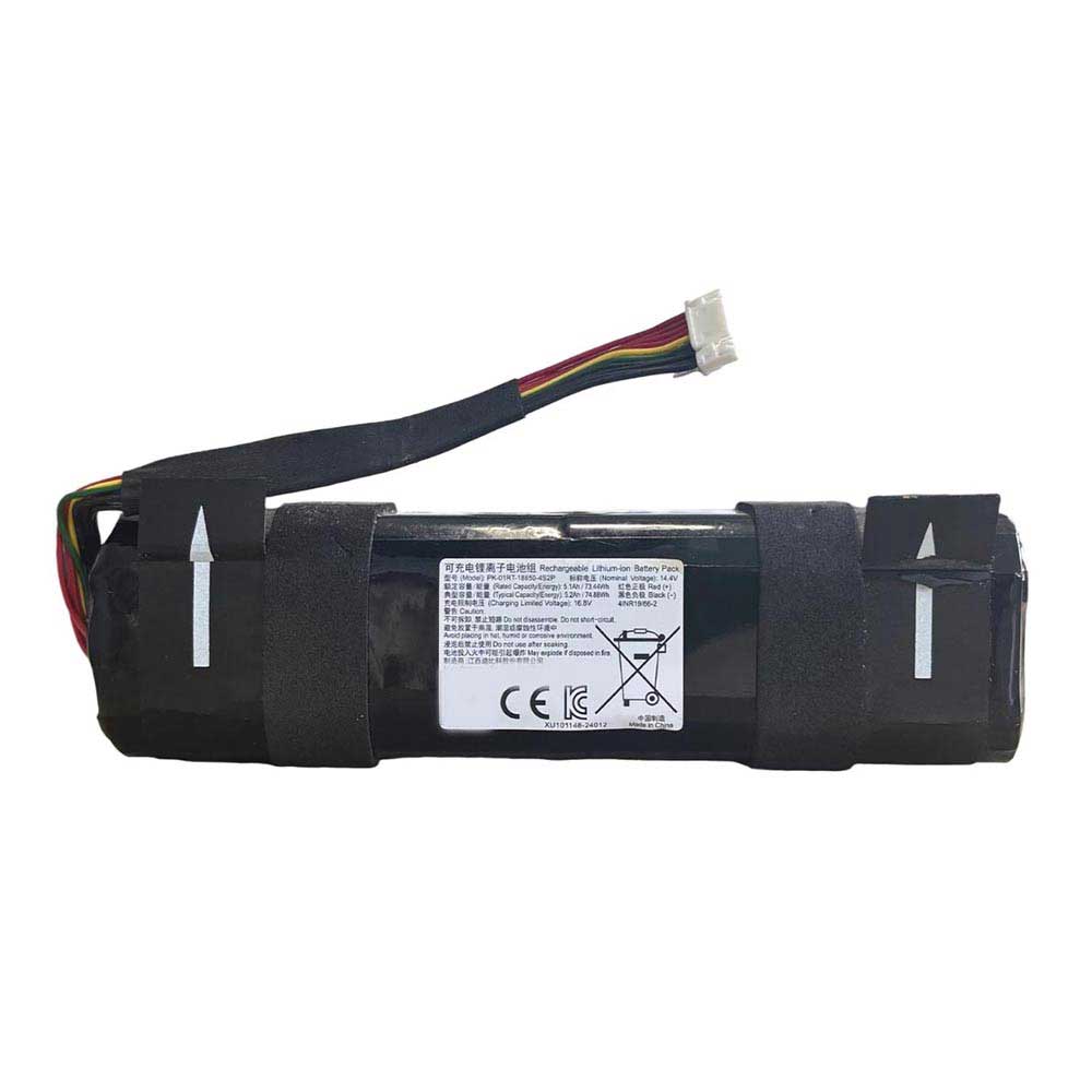 14.4V 5100mAh PK-01RT-18650-4S2P Vacuum Robot Battery for Ezviz RS2 RS20
