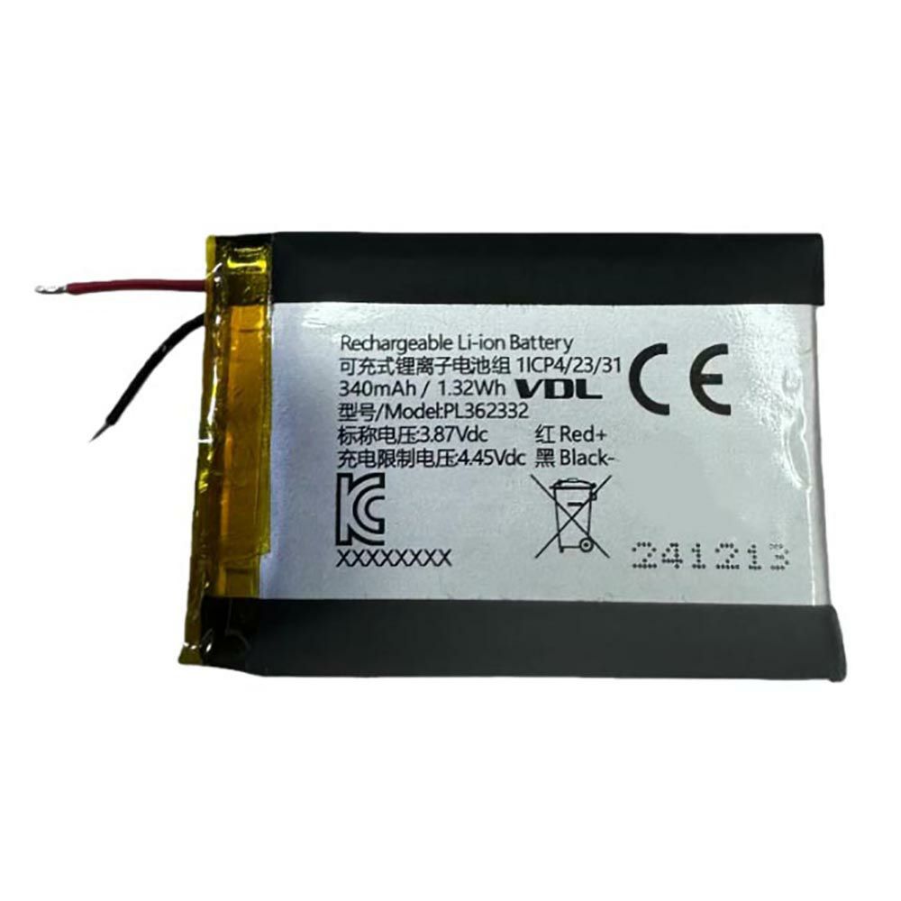 3.87V 340mAh PL362332 Smart Watch Battery for Huami Bip 6 A2345