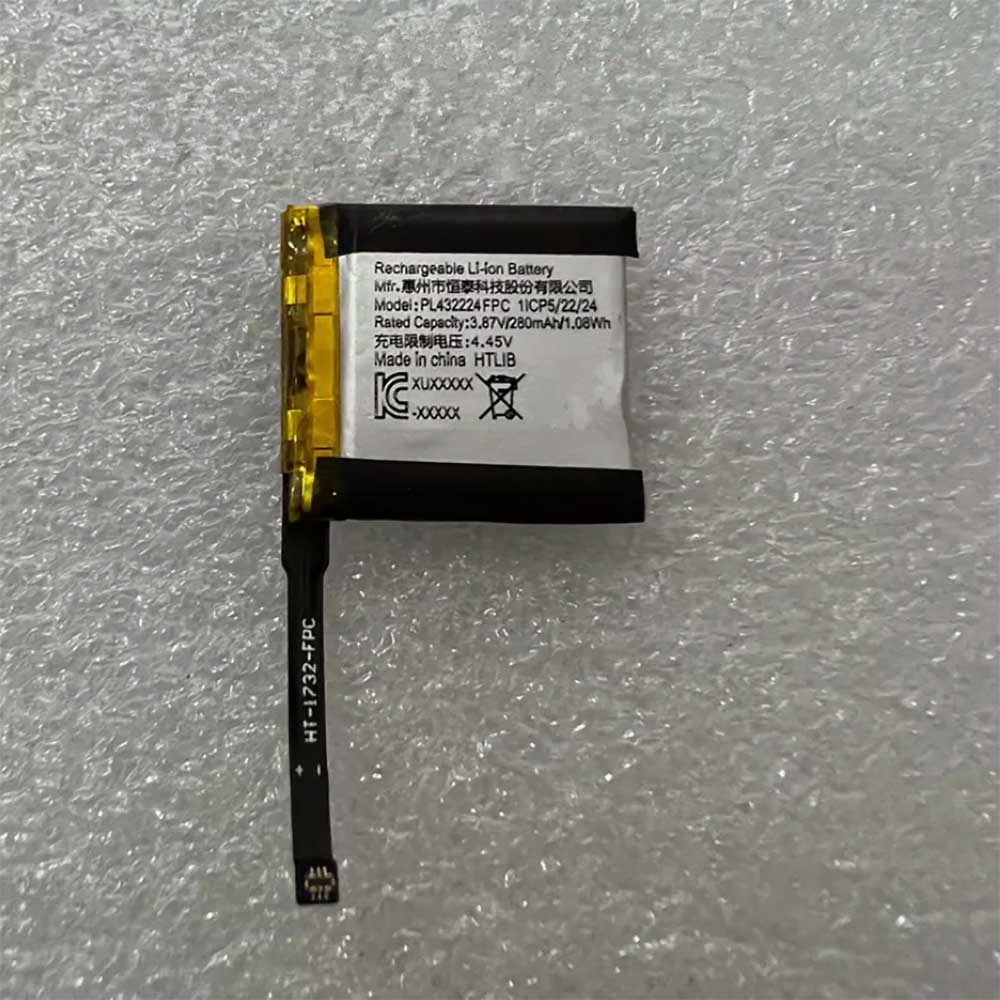 3.87V 280mAh Amazfit GTR Mini(43mm) Replacement Battery