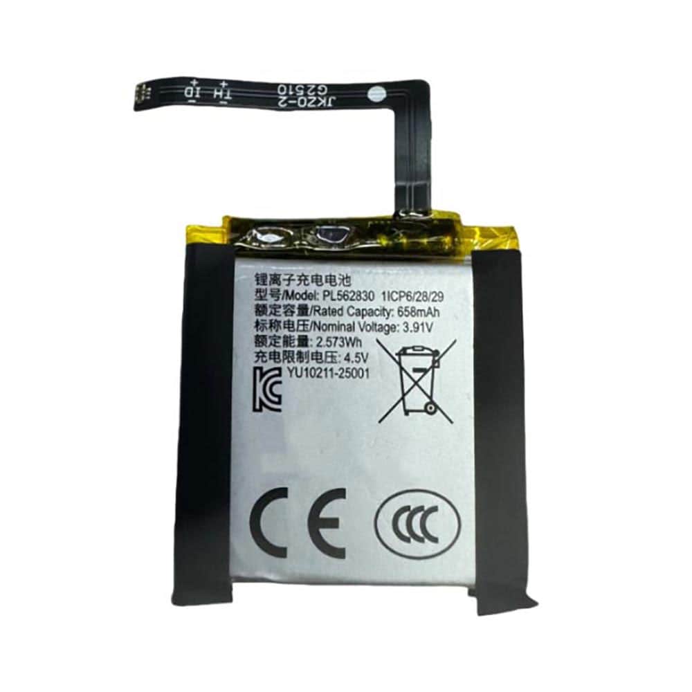 3.91V 658mAh PL562830 Smart Watch Battery for HUAMI Balance2 47mm