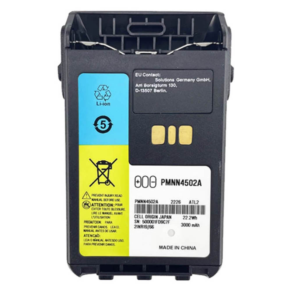 7.4V 3000mAh/22.2Wh PMNN4502A Radio Communication Battery for Motorola XIR E8600i/E8608/E8628