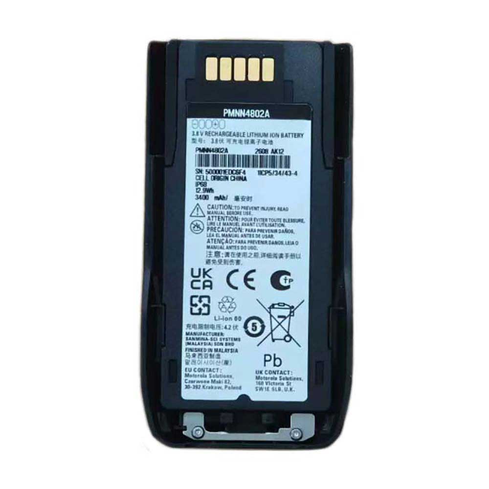 3.8V 3400mAh PMNN4802A Radio Communication Battery for Motorola MXP600 MXP660
