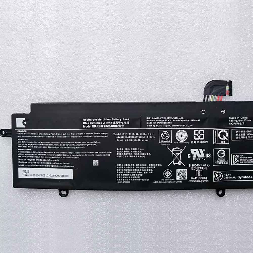 Toshiba Dynabook Portege X30W X30W-J battery