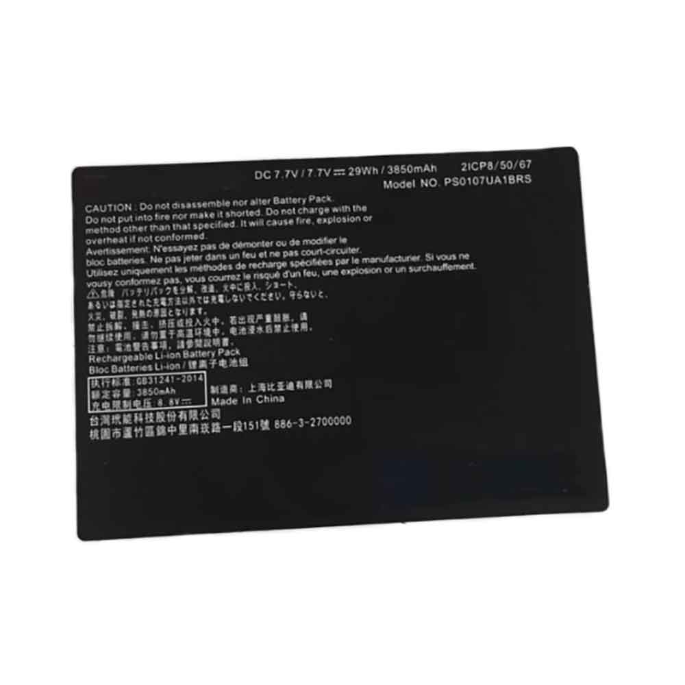 7.7V 3850mAh PS0107UA1BRS Laptop Battery for Dynabook U30