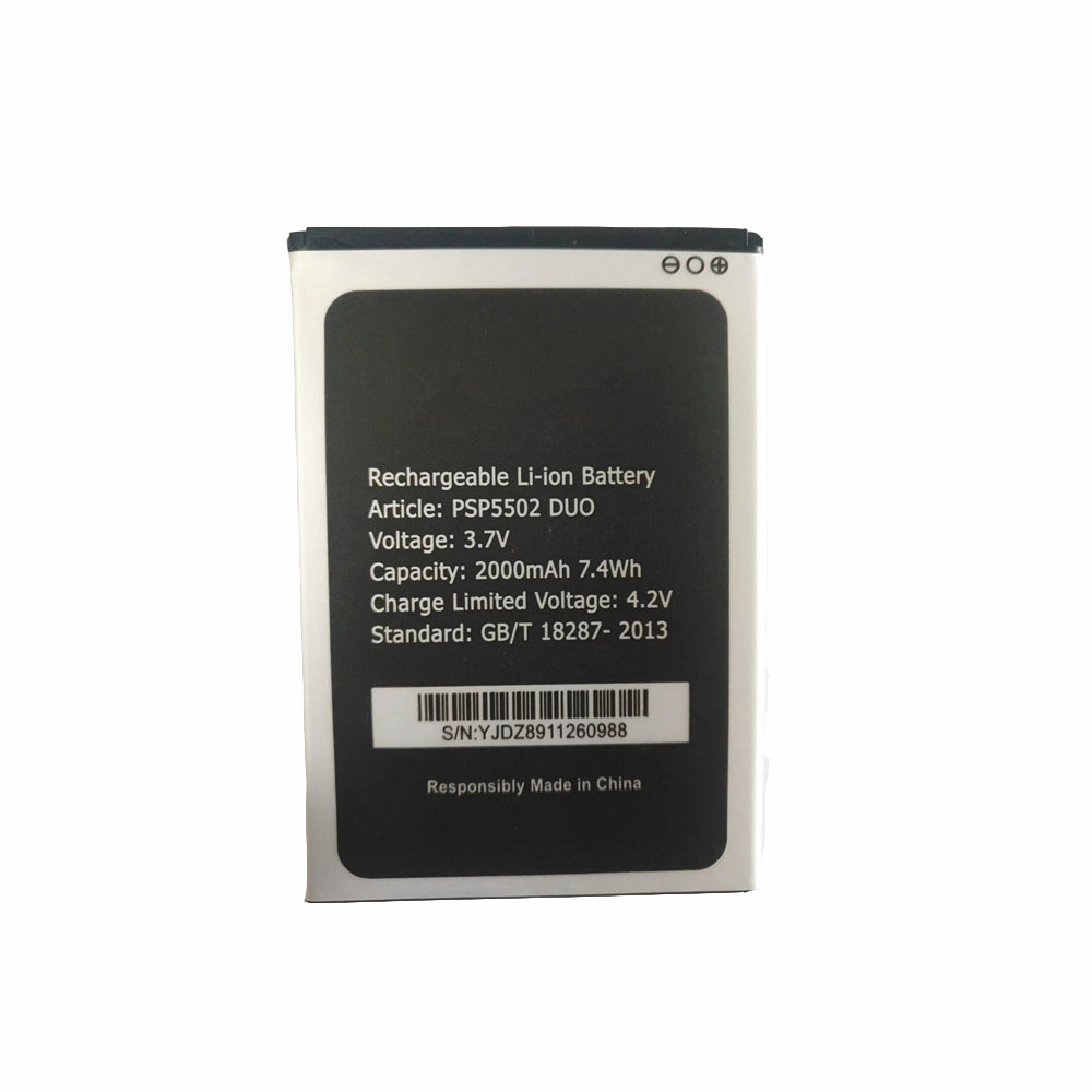 3.7V/4.2V 2000mAh/7.4Wh Prestigio PSP5502 DUO Replacement Battery