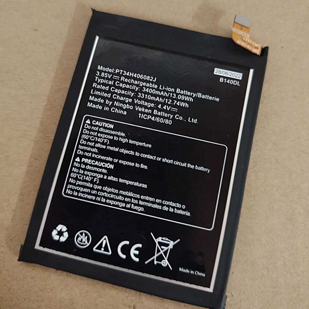 3.85V 3400mAh PT34H406082J Smartphone Battery for BLU View 3 B140DL