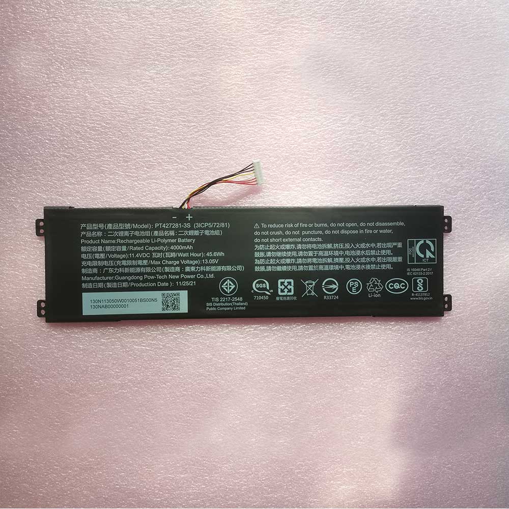 11.55V 4210mAh PT427281-3S Laptop Battery for Sony VAIO VJSE41G11W VJSE41G11T