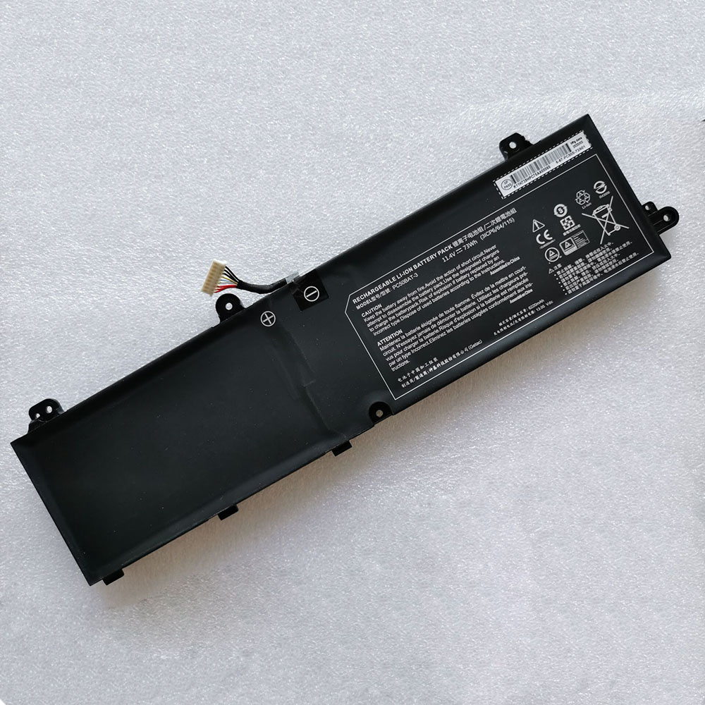 11.4V/13.05V 6220mAh/73Wh PC50BAT-3 Laptop Battery for Clevo PC50BAT-3