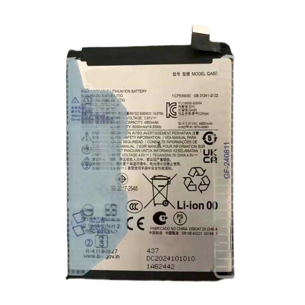 3.91V 5000mAh QA50 Smartphone Battery for Motorola G Power 5G