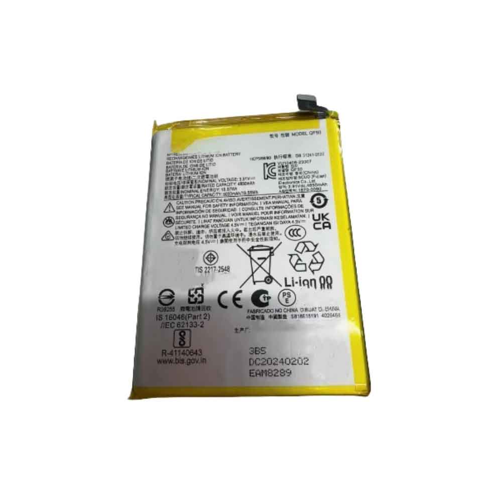 3.81V 5000mAh QF50 Smartphone Battery for Motorola G34