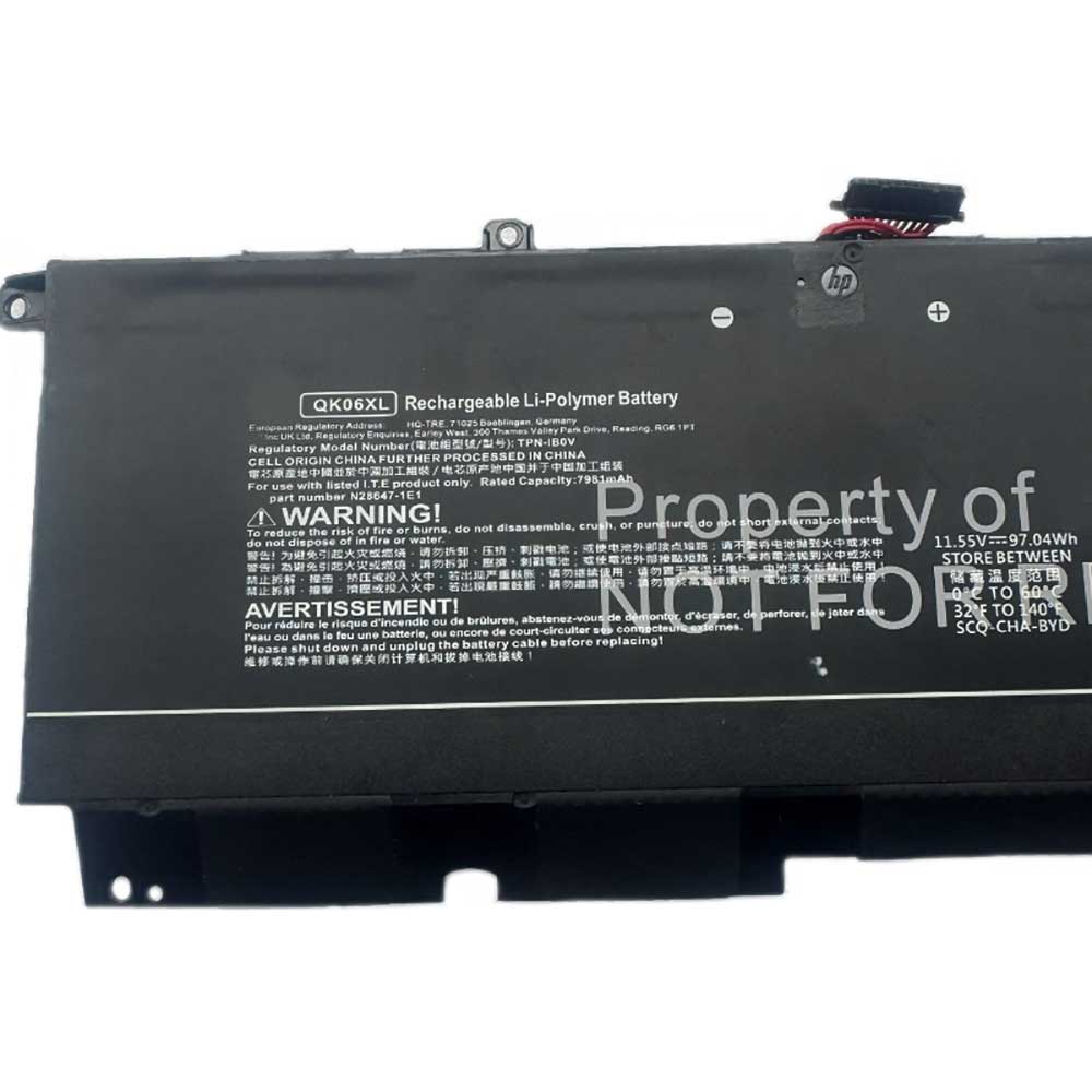11.55V 7981mAh QK06XL Laptop Battery for HP Omen Transcend 16-U0000 16-U1000