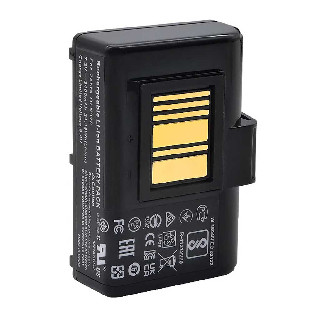 Zebra QLN220 QLN320 ZQ500 ZQ510 ZQ520 ZR638 Mobile Printer battery