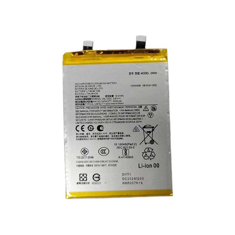3.91V 5000mAh QR50 Smartphone Battery for Motorola QR50