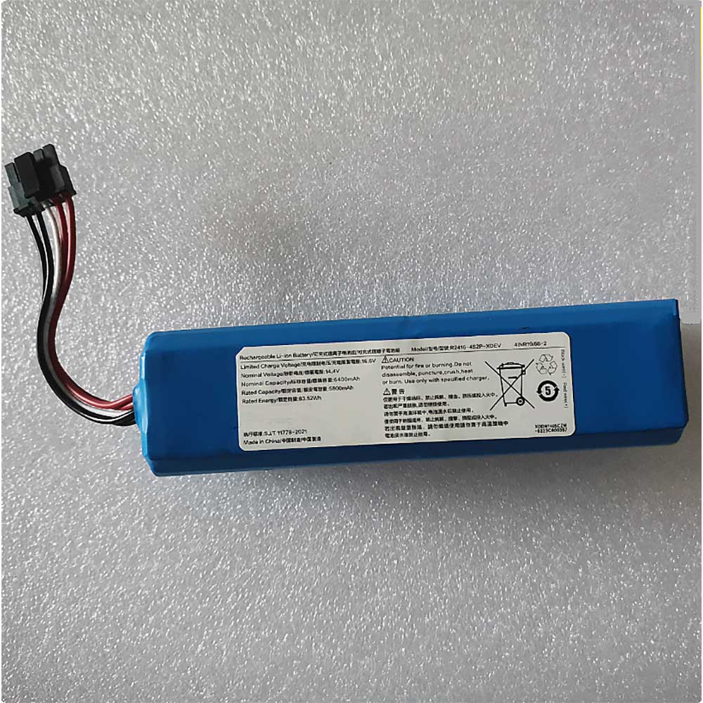14.4V 6400mAh R2416-4S2P-XDEV Vacuum Robot Battery for Ecovacs R2416-4S2P-XDEV