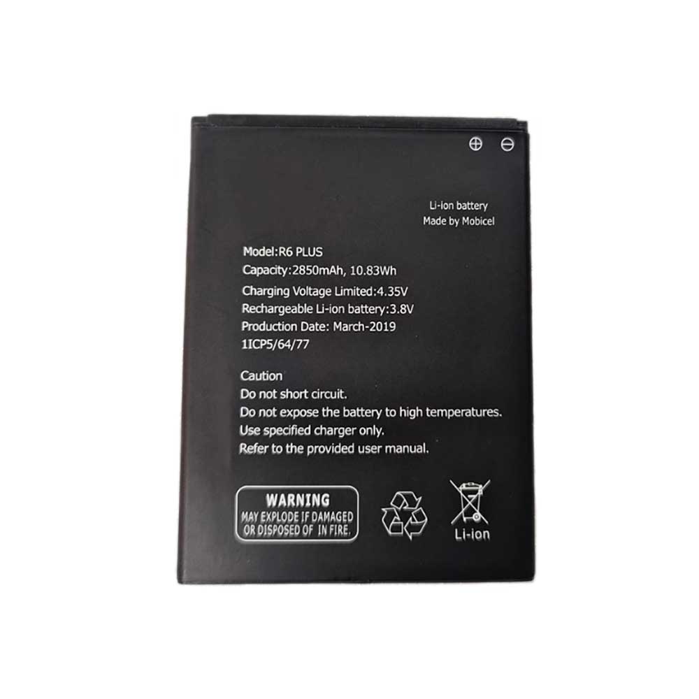 3.8V 2850mAh R6-PLUS Smartphone Battery for Mobicel R6 Plus