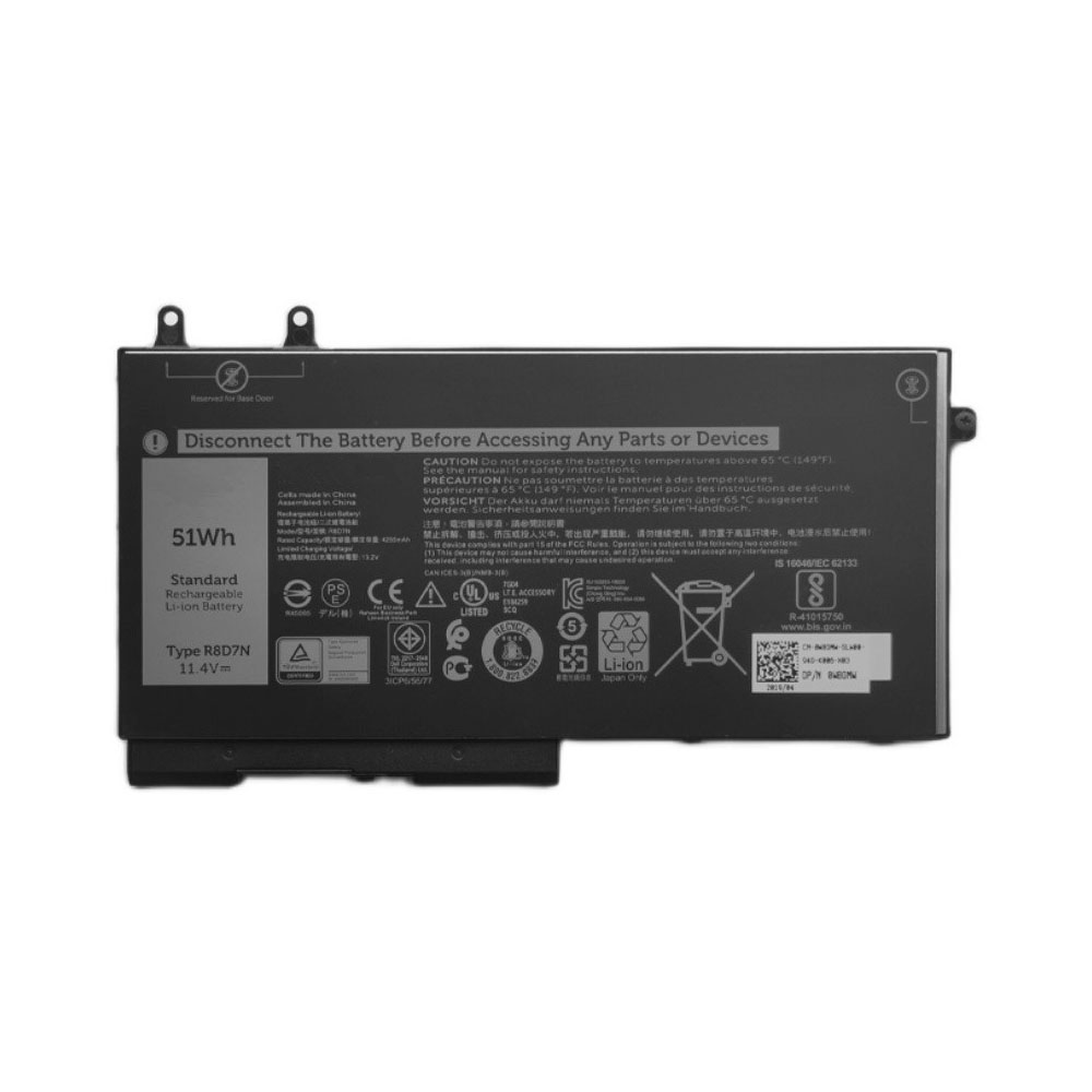 51Wh 11.4V R8D7N Laptop Battery for Dell Inspiron 15 7591
