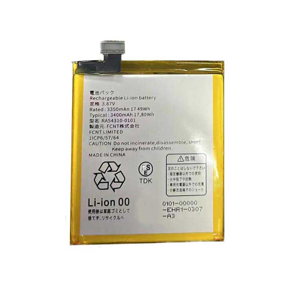 3.87V 3400mAh RA54310-0101 Smartphone Battery for Fujitsu RA54310-0101